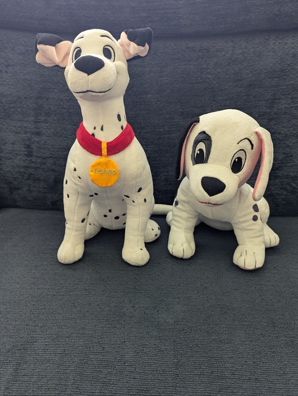 Disney Dalmatian Plush Dog Toy Set - Pongo And A Pup